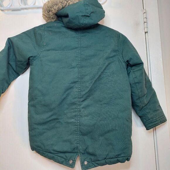 Old Navy Kid's Hooded Coat with Removable Faux Fur Trim - Picture 11 of 13